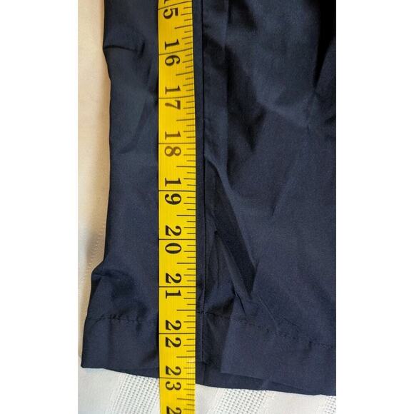 JMS Just My Size Capri Pants Women's 18-20 Hanes Navy Polyester Elastic Waist - Picture 9 of 9